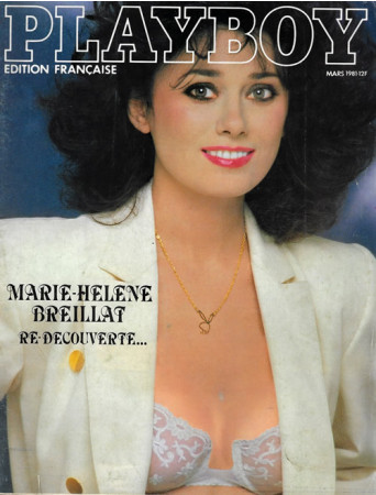 1981 * Playboy Edition Française (Marzo) "Marie-Helene Breillat" Érotique