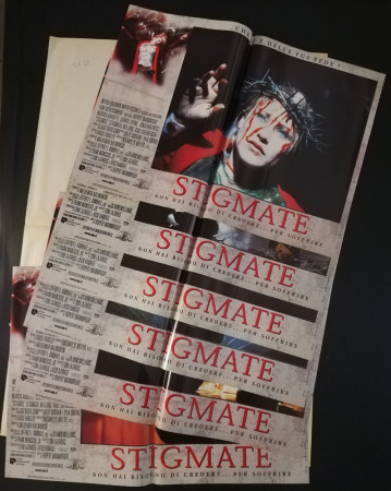 1999 * Set 6 Affiches De Cinéma "Stigmate - Patricia Arquette, Gabriel Byrne, Jonathan Pryce" Fantastique (A-)