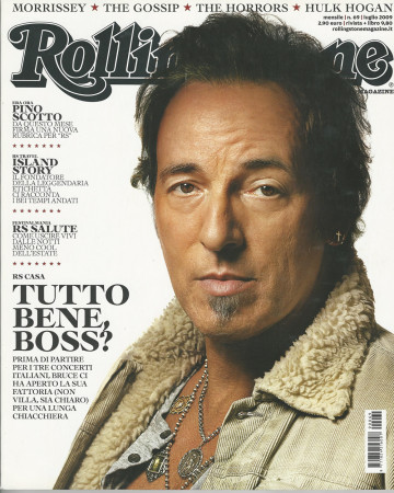 2009 (N69) * Couverture de Magazine Rolling Stone Originale "Bruce Springsteen" dans Passepartout