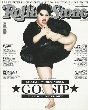 2009 (N72) * Couverture de Magazine Rolling Stone Originale "Gossip" dans Passepartout