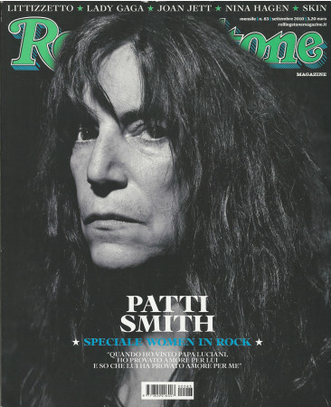 2010 (N83) * Couverture de Magazine Rolling Stone Originale "Patti Smith" dans Passepartout