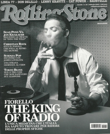 2008 (N52) * Couverture de Magazine Rolling Stone Originale "Fiorello" dans Passepartout