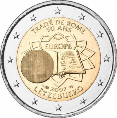 2007 * 2 euro LUXEMBOURG Traité de Rome