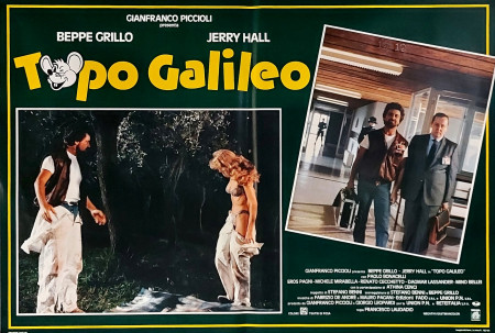 1987 * Affiches De Cinéma "Topo Galileo - Beppe Grillo, Athina Cenci" Comédie (A-)