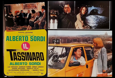 1983 * Affiches De Cinéma "Il Tassinaro - Alberto Sordi, Marilù Tolo, Federico Fellini" Comédie (B+)