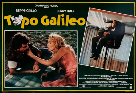 1987 * Affiches De Cinéma "Topo Galileo - Beppe Grillo, Athina Cenci" Comédie (A-)