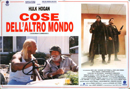 1991 * Affiches De Cinéma "Cose dell'Altro Mondo - Hulk Hogan, Shelley Duvall, Christopher Lloyd" Fantastique (A-)