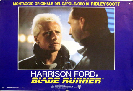 1992 * Affiches De Cinéma "Blade Runner - Ridley Scott, Harrison Ford, Rutger Hauer" Science Fiction  (B)