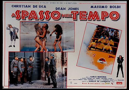 1996 * Affiches De Cinéma "A A Spasso nel Tempo - Christian De Sica, Massimo Boldi" Comédie (B+)