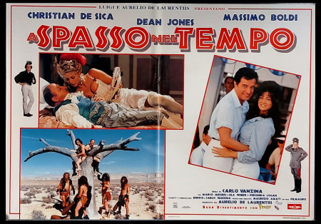 1996 * Affiches De Cinéma "A A Spasso nel Tempo - Christian De Sica, Massimo Boldi" Comédie (B+)
