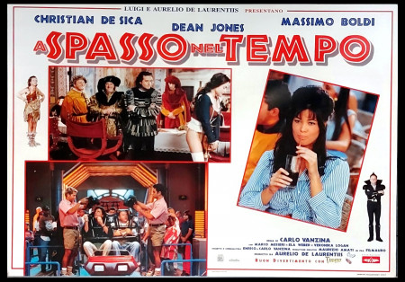 1996 * Affiches De Cinéma "A A Spasso nel Tempo - Christian De Sica, Massimo Boldi" Comédie (B+)