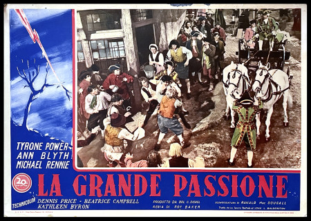 1951 * Affiches De Cinéma "La Grande Passione - Tyron Power" Drame (B-)