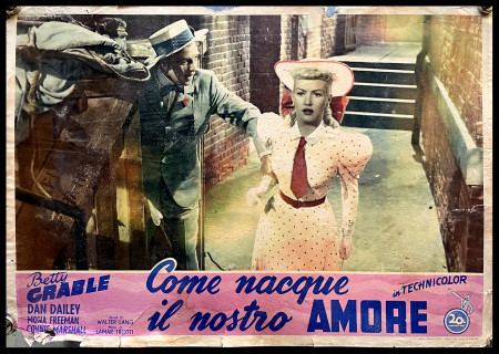 1947 * Locandina Fotobusta "Come Nacque Il Nostro Amore - Betty Grable" Musical (C)