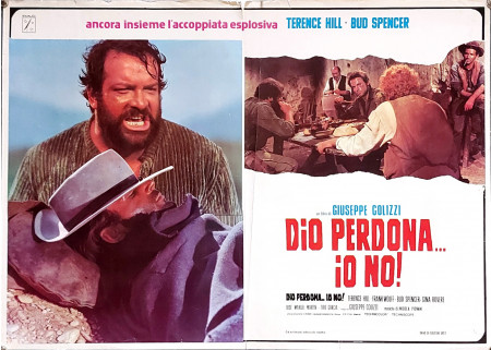 1967 * Affiches De Cinéma "Dio Perdona... Io No! - Bud Spencer, Terence Hill, Frank Wolff" Comédie (B)