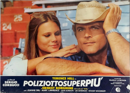 1980 * Affiches De Cinéma "Poliziotto Superpiù - Terence Hill, Joanne Dru, Marc Lawrence" Comédie (B-)