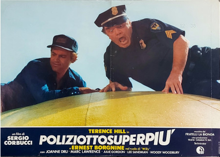 1980 * Affiches De Cinéma "Poliziotto Superpiù - Terence Hill, Joanne Dru, Marc Lawrence" Comédie (B)