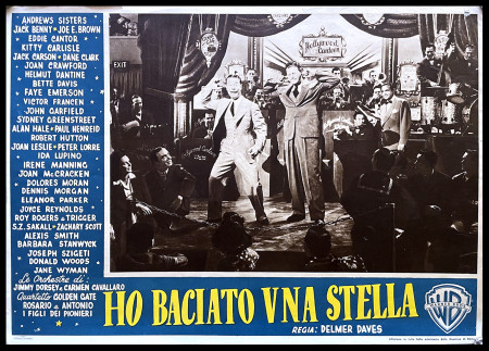 1945 * Locandina Fotobusta "Ho Baciato Una Stella - Bette Davis" Commedia (B-)