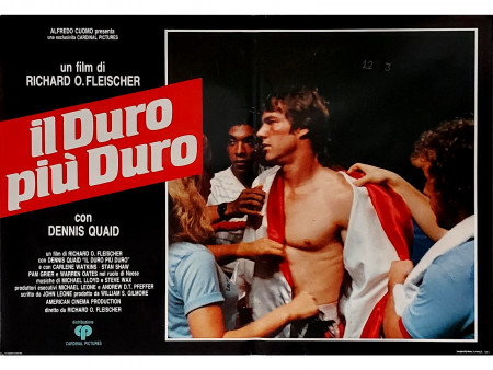 1983 * Affiches De Cinéma "Il Duro più Duro - Warren Oates, Dennis Quaid" Comédie (B+)