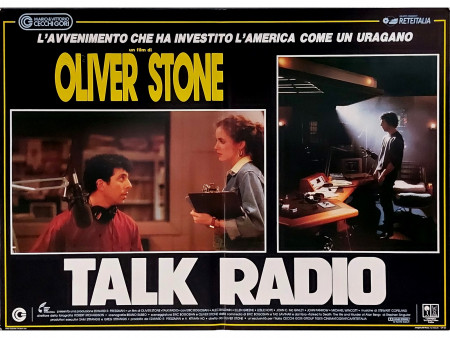 1989 * Affiches De Cinéma "Talk Radio - Oliver Stone, Alec Baldwin" Drame (B+)