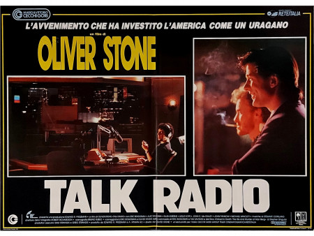 1989 * Affiches De Cinéma "Talk Radio - Oliver Stone, Alec Baldwin" Drame (B+)