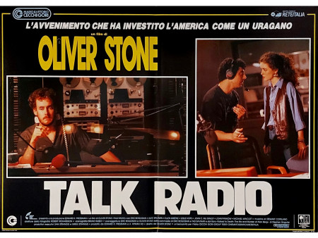 1989 * Affiches De Cinéma "Talk Radio - Oliver Stone, Alec Baldwin" Drame (B+)