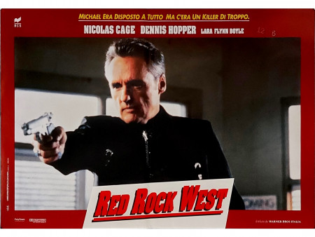 1993 * Affiches De Cinéma "Red Rock West - Dennis Hopper, Nicolas Cage" Drame (B+)