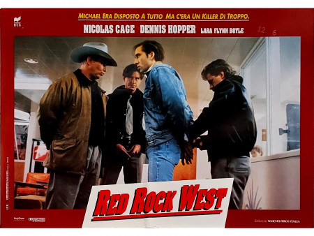 1993 * Affiches De Cinéma "Red Rock West - Dennis Hopper, Nicolas Cage" Drame (B+)