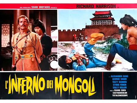 1975 * Affiches De Cinéma "L'Inferno dei Mongoli - Richard Harrison" Aventures (B)