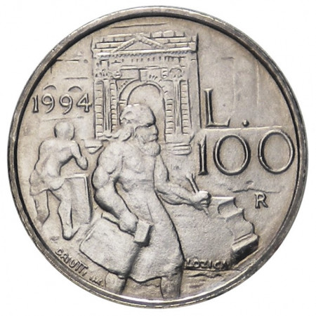 1994 * 100 Lire Saint Marin "Le Tailleur de Pierre" (KM 312) FDC