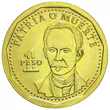 2012 * 1 peso José Martí