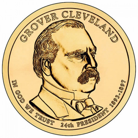 2012 * 1 Dollar États-Unis "Grover Cleveland II - 24th" UNC