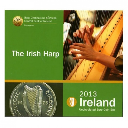 2013 * IRLANDE Coffret Officiel Harpe Irlandaise