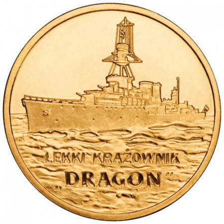 2012 * 2 zlote Pologne ORP Dragon