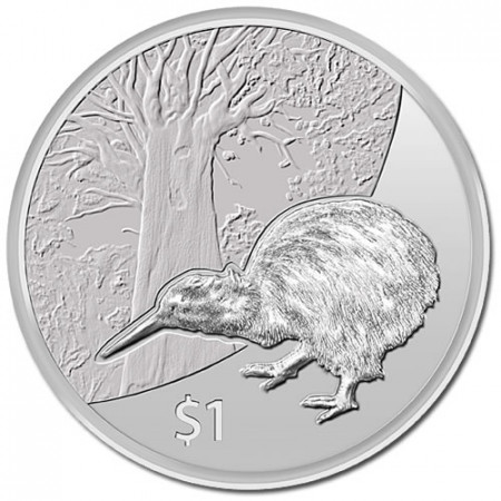 2013 * Dollar en argent 1 OZ Nouvelle-Zélande kiwis