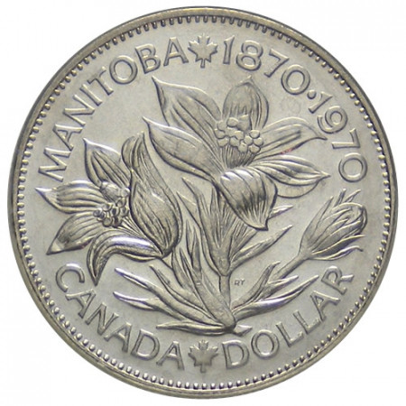 1970 * 1 Dollar Canada 100e Manitoba