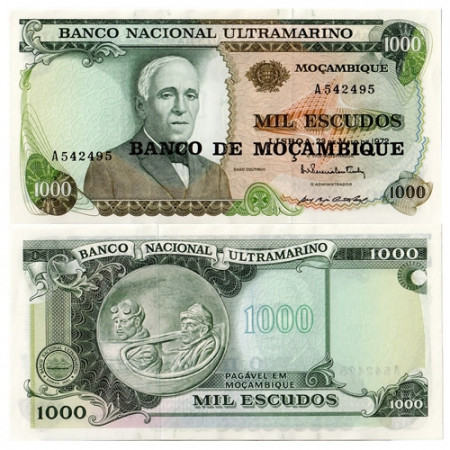 ND (1976 - old 1972) * Billet Mozambique 1000 Escudos "Gago Coutinho" (p119) NEUF