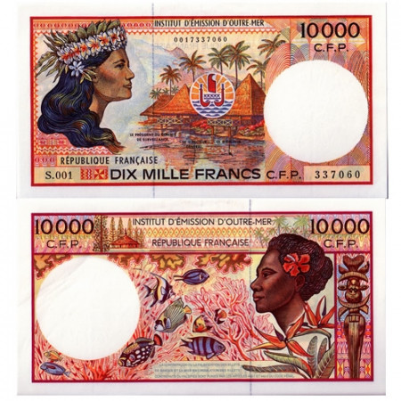 1985 * Billet Territoires Français du Pacifique 10000 francs NEUF