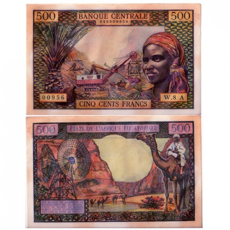 1963 * Billet états Afrique-Équatoriale 500 francs TTB