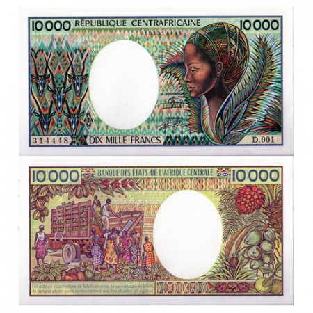 1983 * Billet République Centrafricaine 10000 francs NEUF