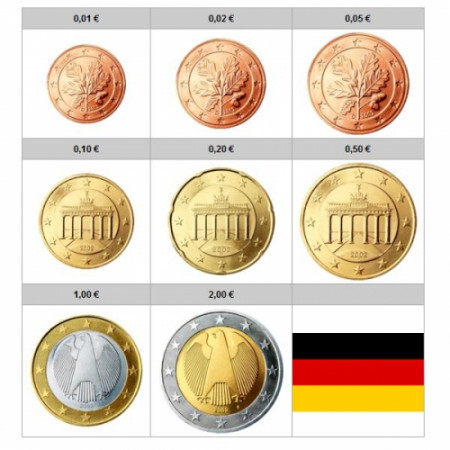 2002 * série 8 pièces euro ALLEMAGNE