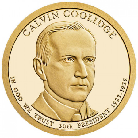 2014 * 1 Dollar États-Unis "Calvin Coolidge - 30th" UNC