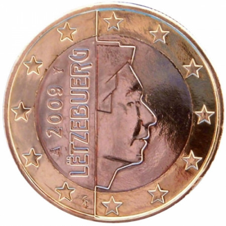 2009 * 1 euro LUSSEMBURGO Granduca Enrico