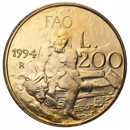 1994 * 200 Lire Saint Marin "Mythe de l'Ours – F.A.O" (KM 313) FDC