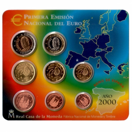 2000 * Coffret ESPAGNA Officiel BU FDC