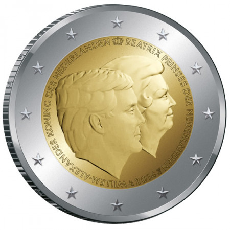 2014 * 2 euro PAYS-BAS Roi Willem-Alexander et la princesse Beatrice