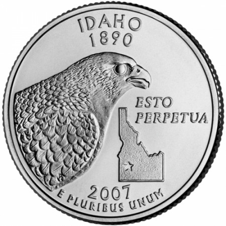 2007 * Quart de dollar États-Unis Idaho (P)