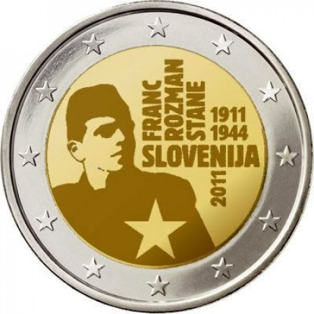 2011 * 2 euro SLOVENIE Franc Rozman