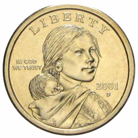 2001 * Dollar États-Unis - Sacagawea (D)