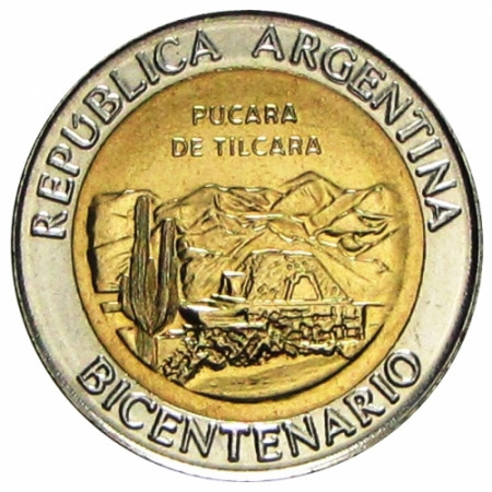 2010 * 1 Peso Argentine - Pucara de Tilcara