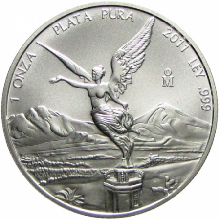 2011 * Mexique 1 OZ Once en argent Libertad